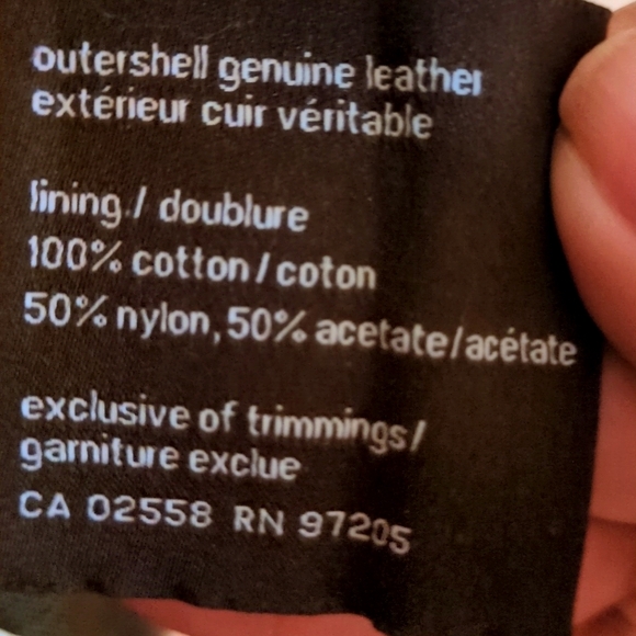 Danier leather blazer sz S - Picture 6 of 9